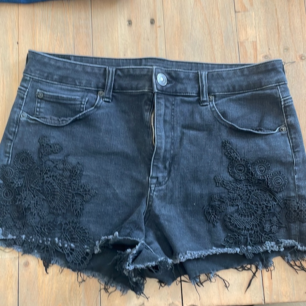 Embroidered super super stretch x AE short